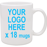 11oz Branded Mug x 18